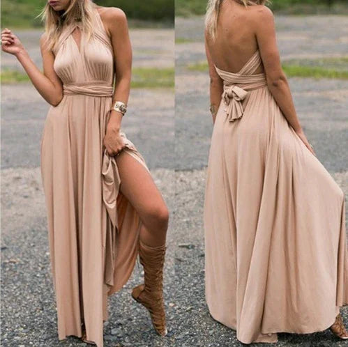 Robe Longue Bohème Chic - Élégance et Polyvalence Redéfinies - VoltÉlan