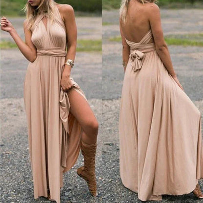Robe Longue Bohème Chic - Élégance et Polyvalence Redéfinies - VoltÉlan