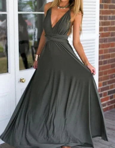 Robe Longue Bohème Chic - Élégance et Polyvalence Redéfinies - VoltÉlan