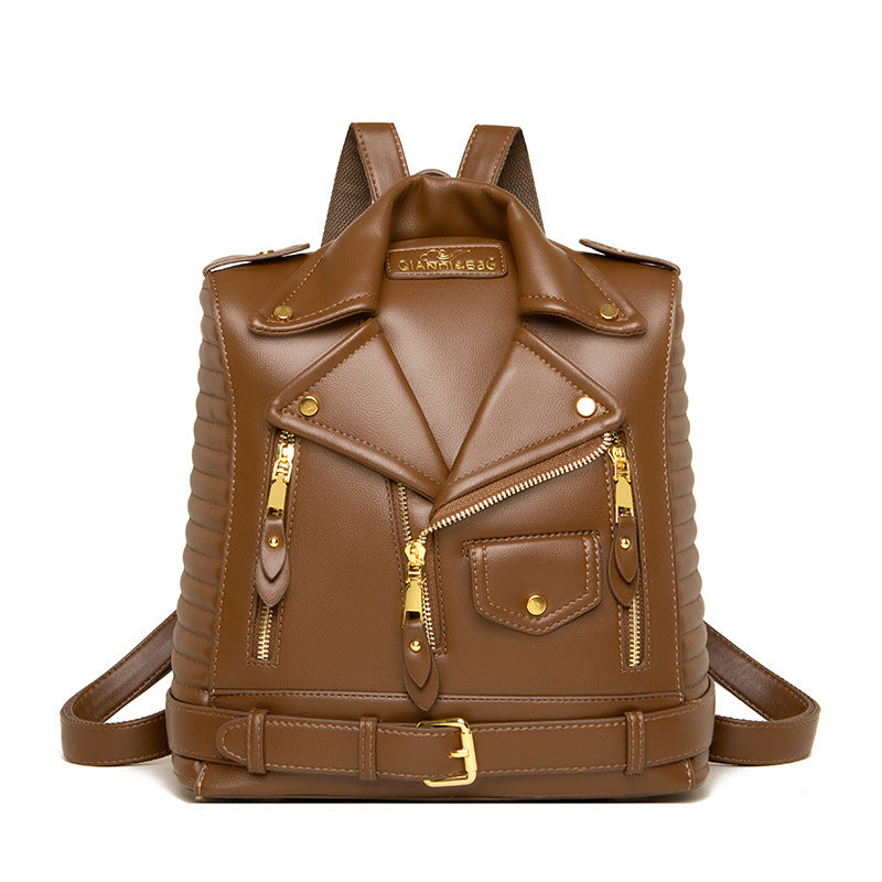 Sac à Dos en Cuir Jadmode Style Veste