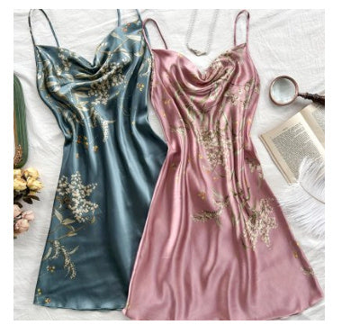 Robe de Nuit en Soie Légère - Douceur et Élégance pour Vos Nuits - VoltÉlan