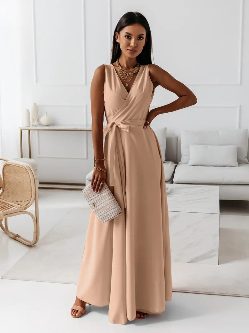 La Robe Longue Élégante qui Redessine Votre Silhouette - VoltÉlan