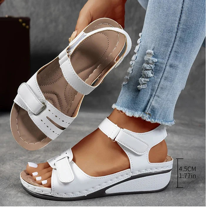 Sandales à brides pour femmes blanc