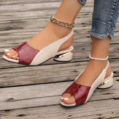 sandales en cuir, élégantes et ultra confortables