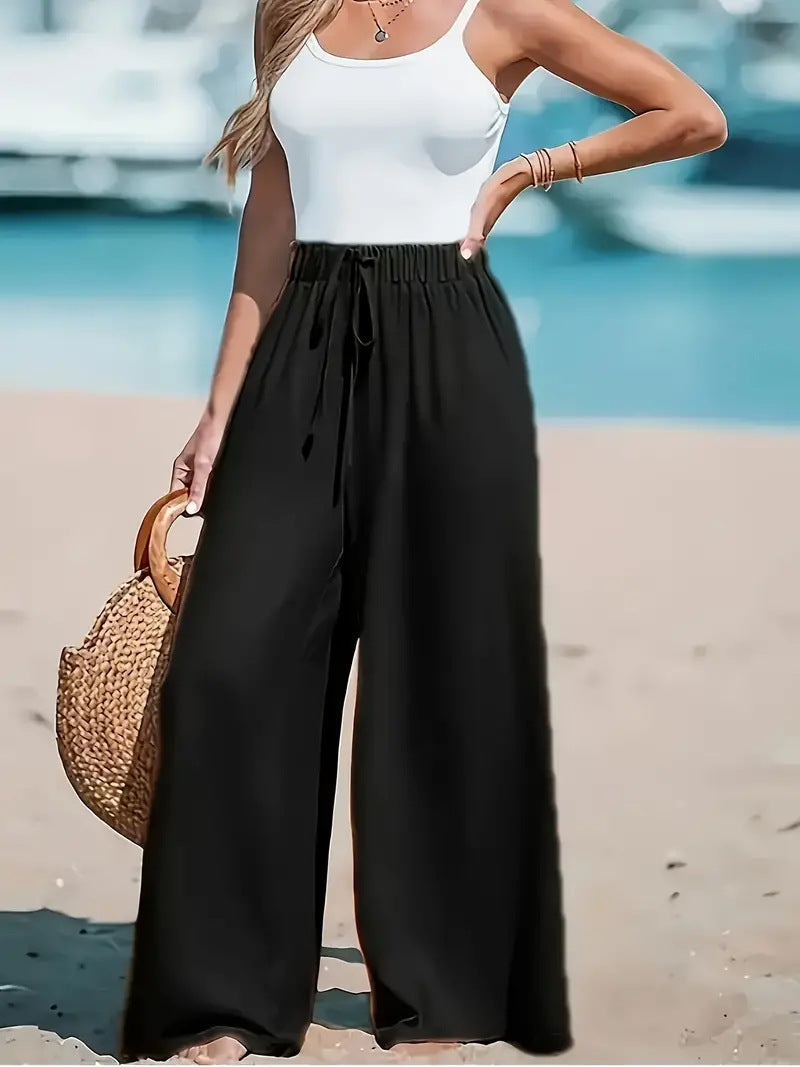 Pantalon Large Fluide - L'Élégance Décontractée au Quotidien - VoltÉlan